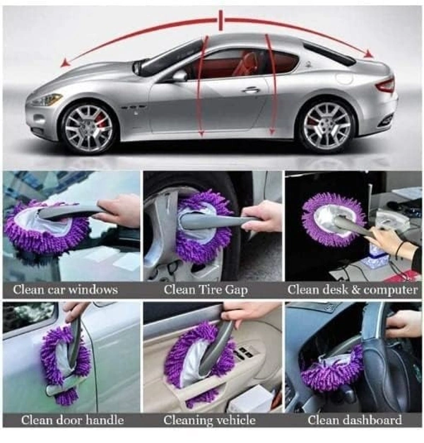 MICROFIBER MINI DUSTER, Mini Car Duster | Soft Microfiber Car Dash Duster Brush for Cleaning, Home, Kitchen & Computer Dusting Tool (138)