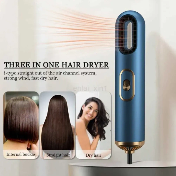 FASHION HAIR DRYER, 3-in-1 Fashion Hair Dryer – Dry, Straighten & Style in One Tool(1391)