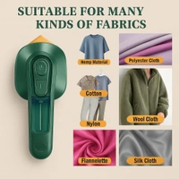 MINI IRON, Mini Portable Steam Iron for Clothes – Dual Dry & Wet Ironing | Travel Garment Steamer | Compact & Lightweight | Ideal Gift (Green)(2506)