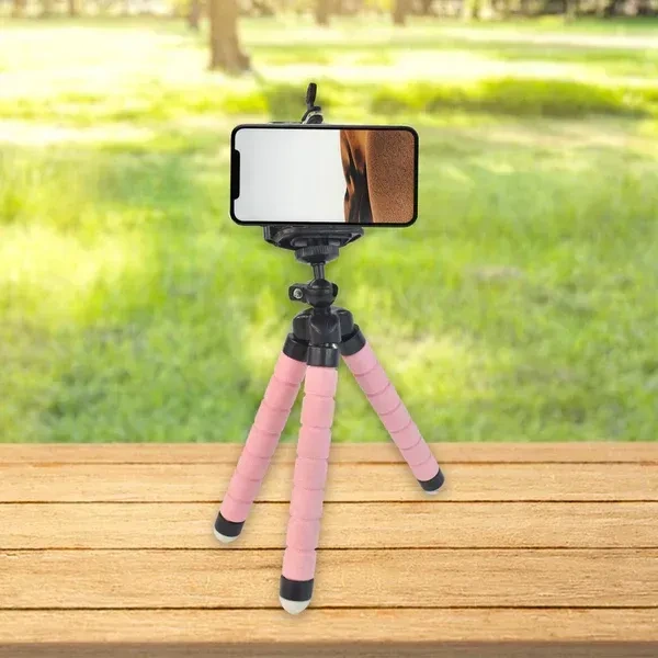 MINI TRIPOD STAND, Mini Tripod Flexible Tripod Stand, Flexible Portable  Tripod for Mobile Phones, Cameras, and Vlogging (2351)