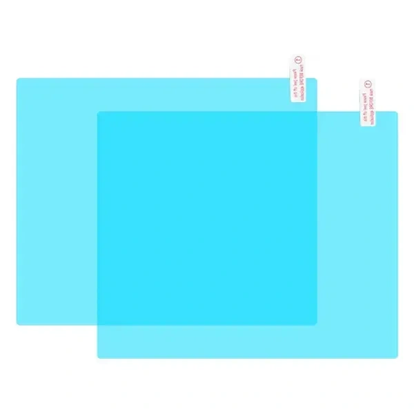 RAINPROOF FILM 20*18 CM 2PCS, Premium Anti-Fog Rear-View Mirror Protection Film (2 Pcs, 20×18 CM) – Waterproof, Anti-Glare & Scratch-Resistant Car Mirror Shield with Full Installation Kit(2753)