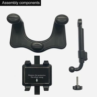 ADJ. REAR VIEW STAND, 360° Rotating Car Mobile Holder | DriveEase Rearview Mirror Mount Phone Stand | Anti-Shake, Adjustable Cradle for Windshield & Dashboard Use(2480)