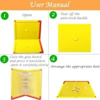 MOUSE GLUE, Mouse Glue Trap Rat Catcher Adhesive Sticky Glue Pad   (122) - 22 CM X 16 CM X 0.5 CM, Pack of 1
