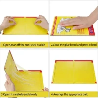 MOUSE GLUE, Mouse Glue Trap Rat Catcher Adhesive Sticky Glue Pad   (122) - 22 CM X 16 CM X 0.5 CM, Pack of 1