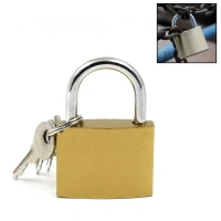 38MM SOLID LOCK, Multipurpose Solid Door Lock 38mm with 3 Keys | Heavy-Duty Padlock for Home, Office, Shutter & Luggage Security(2468)
