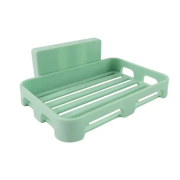 SOAP DISH NEW, Multipurpose Wall-Mount Soap Dish with Self-Draining Slotted Base (1 Pc)(2437)
