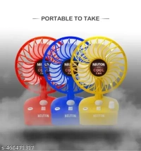 NEUTON FAN, Rechargeable Fan with Type C Charging Port Best Cool Fanf ,  Portable 5-Inch Rechargeable USB Fan with LED Light & 5-Speed Settings  (1513)