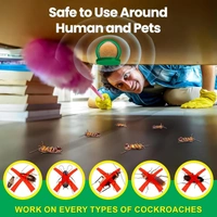 NATURAL COCKROCH GEL, Natural Cockroach Killer Bait Gel for Indoor Use – Effective Roach Repellent for Kitchen, Bathroom & Cabinets(2557)