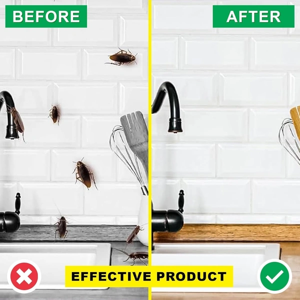 NATURAL COCKROCH GEL, Natural Cockroach Killer Bait Gel for Indoor Use – Effective Roach Repellent for Kitchen, Bathroom & Cabinets(2557)