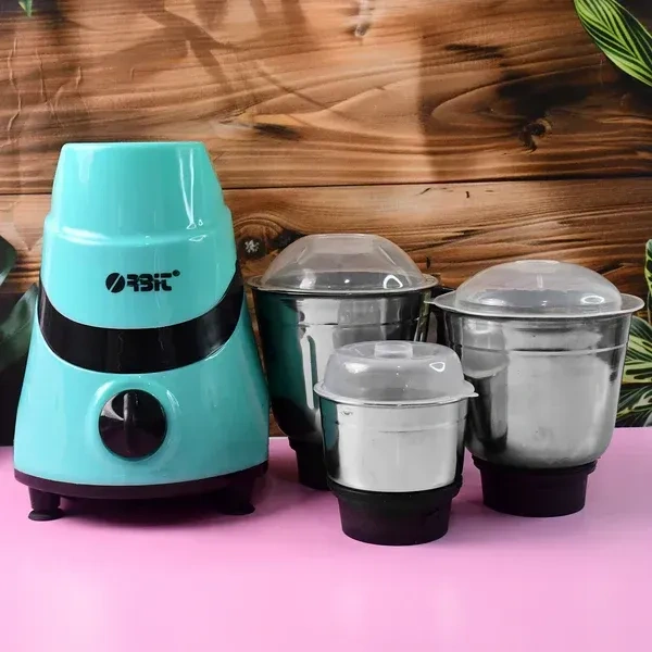 550W MIXER GRINDER, Orbit 550W Mixer Grinder with 3 Stainless Steel Jars – Powerful & Efficient Kitchen Appliance(2611)