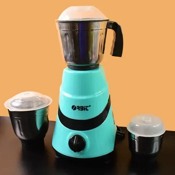 550W MIXER GRINDER, Orbit 550W Mixer Grinder with 3 Stainless Steel Jars – Powerful & Efficient Kitchen Appliance(2611)