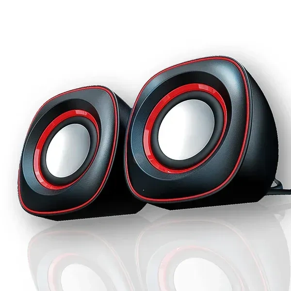 USB MINI SPEAKER 2PCS, PC Speakers, Computer Speakers,  Compact & Affordable Stereo Sound for Laptops and Desktops  (2361)  