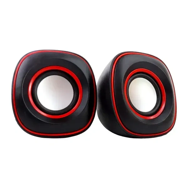 USB MINI SPEAKER 2PCS, PC Speakers, Computer Speakers,  Compact & Affordable Stereo Sound for Laptops and Desktops  (2361)  