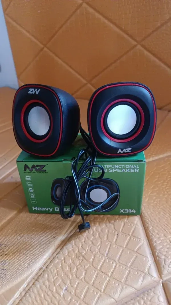 USB MINI SPEAKER 2PCS, PC Speakers, Computer Speakers,  Compact & Affordable Stereo Sound for Laptops and Desktops  (2361)  