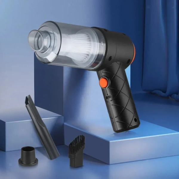 2IN1 VACUUM CLEANER, Wireless Car Vacuum 2 In 1 Rechargable Handheld Air Blowing (528)