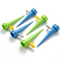 10PCS WATER IRIGATION Plant Watering Spikes self Watering Spikes Water dripper for Plants, Adjustable Plant Watering Devices with Slow Release Control Valve Switch (1837)