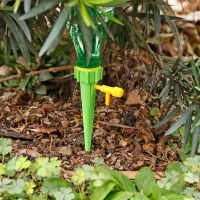 10PCS WATER IRIGATION Plant Watering Spikes self Watering Spikes Water dripper for Plants, Adjustable Plant Watering Devices with Slow Release Control Valve Switch (1837)