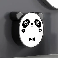 PANDA SOAP BOX, Plastic Cute Panda Soap Box – Wall Mounted Flip-Top Drain Soap Case | No Drilling, Waterproof Bathroom Storage Box for Soap, Towels & More    (2360)     
