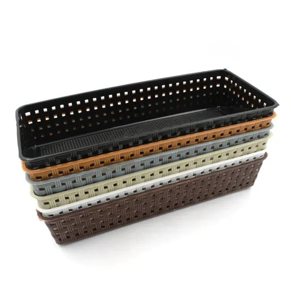 6PCS MULTI BASKET RACK, 6PCS Multi Basket Rack – Wall-Mounted Storage Organizer for Kitchen, Bathroom & Office(2578)