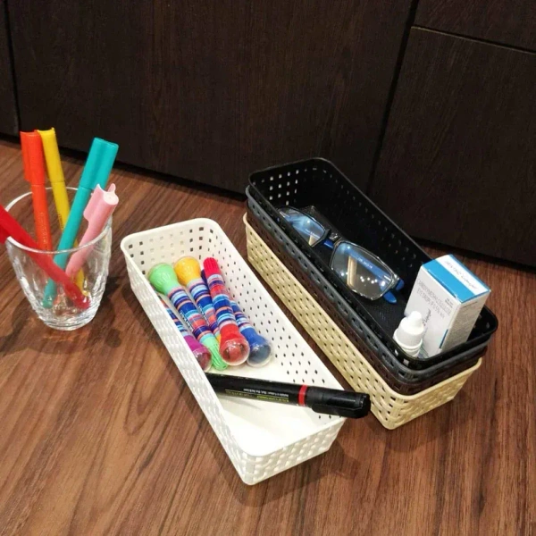 6PCS MULTI BASKET RACK, 6PCS Multi Basket Rack – Wall-Mounted Storage Organizer for Kitchen, Bathroom & Office(2578)