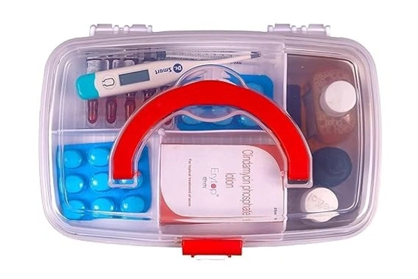 3COM MEDICAL BOX, 3COM MEDICAL Empty Storage Box – Durable Organizer for Medical Supplies(2435)