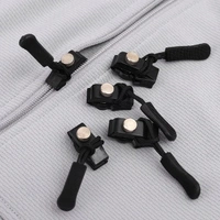 4PCS MED. ZIPPER SLIDER, 4 Pcs Medium Size Universal Detachable Zipper Slider – Portable Replacement Zipper Head for Bags, Jackets & Luggage(2631)