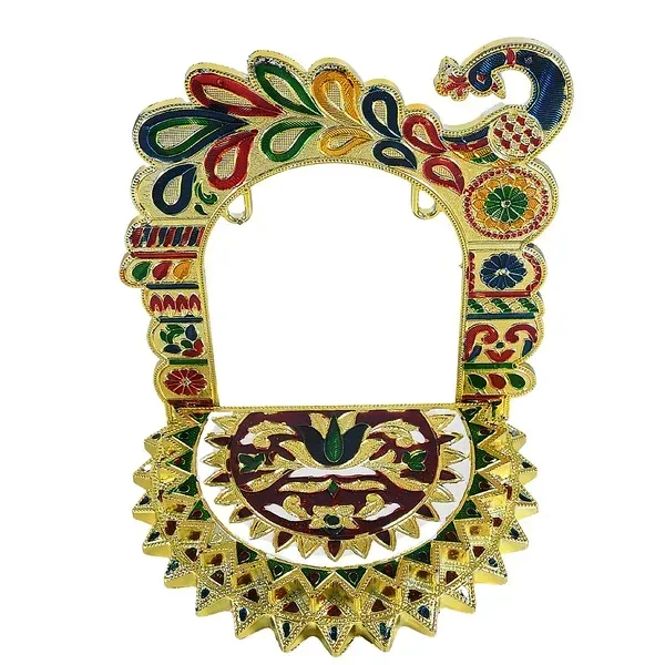 BAL GOPAL GOLDEN JHULA, Premium Bal Gopal Jhula | Decorative Swing Sihasan for Home & Office Temple Décor(2488)