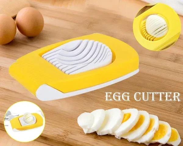 EGG CUTTER PACK, Stainless Steel Egg Cutter Slicer – Multipurpose Boiled Egg Slicer Tool(356)