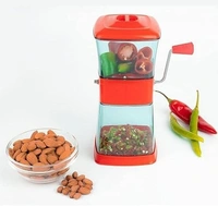 TRANS. CHILLI CUTTER, Premium Multipurpose Chilli Cutter/Vegetable Cutter with Sharp Stainless-Steel Blades (Multicolour)(2366)