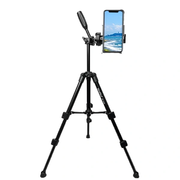 TRIPOD 3180, NeePho NP-3180 Professional Tripod for Mobile & DSLR | 1360mm Height, 360° Rotation, Quick Release Plate, Universal 1/4'' Screw | ABS+PC Heavy Duty Camera Stand, Foldable 500mm(2733)
