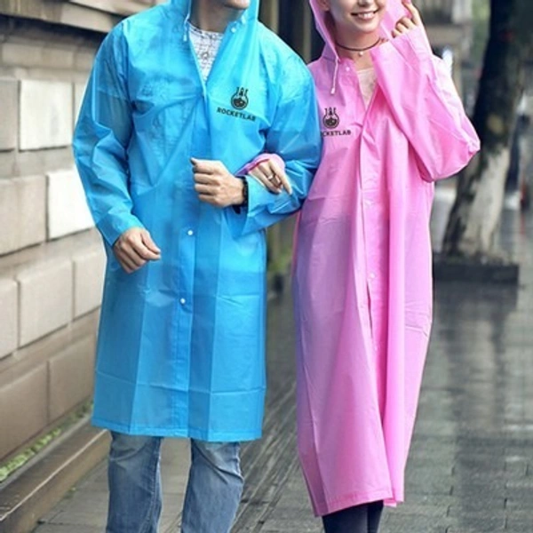 PEVA PONCHO RAINCOAT,  Eco-Friendly, Reusable, and Stylish Rain Protection for All Outdoor Activities  (2249)                