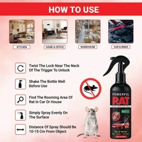 RAT REPELLENT SPRAY, No Entry Rat Repellent Spray for Car & Home | Odour-Free Rodent Repellent Spray 250ml – Protects Cars, Bikes & Offices(2656)