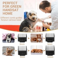 PET HAIR TRIMMER, Pet Grooming Kit Dog & Cat Hair Clipper | Gold Pet Hair Trimmer with Adjustable Combs for Safe & Easy Grooming(2800)