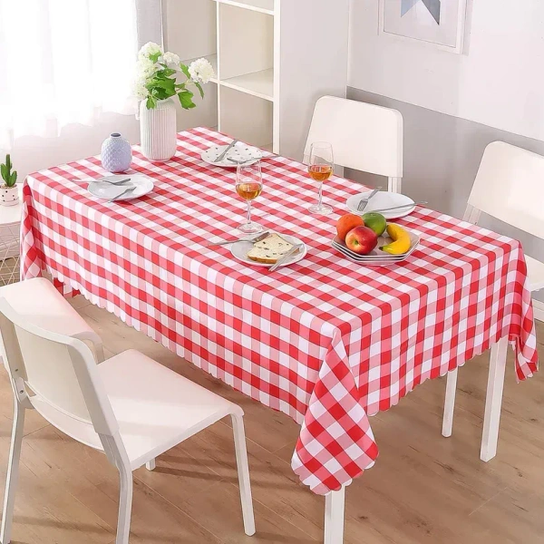 TABLE CLOTH 140X180 CM, Reusable Table Cloth 140x180 cm – Waterproof & Durable Dining Table Cover(2156)