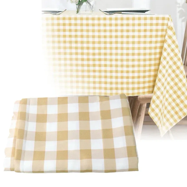 TABLE CLOTH 160X160 CM, Reusable Table Cloth 160x160 cm – Waterproof & Stain-Resistant Dining Cover(2155)