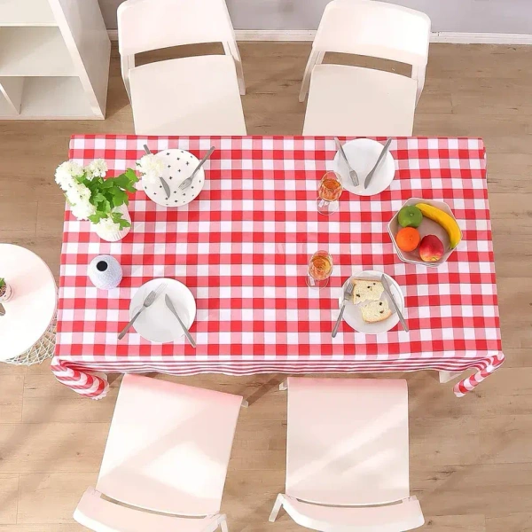 TABLE CLOTH 140X180 CM, Reusable Table Cloth 140x180 cm – Waterproof & Durable Dining Table Cover(2156)