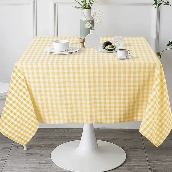 TABLE CLOTH 160X160 CM, Reusable Table Cloth 160x160 cm – Waterproof & Stain-Resistant Dining Cover(2155)