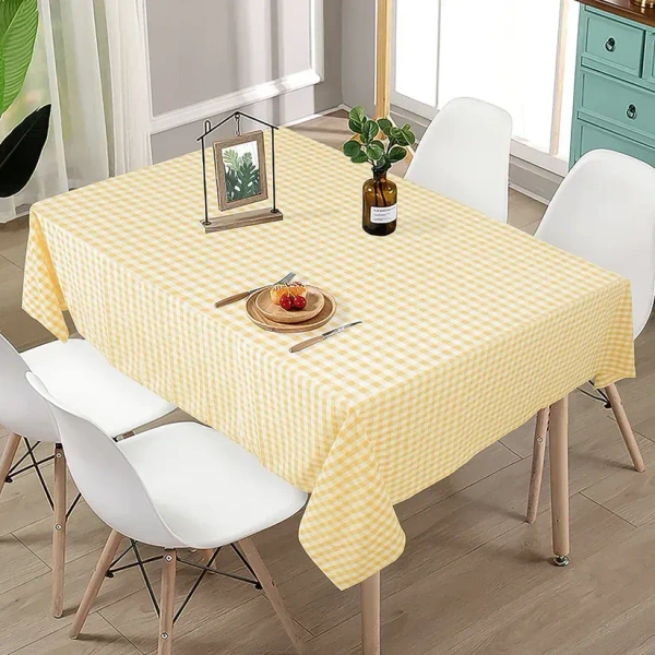 TABLE CLOTH 160X160 CM, Reusable Table Cloth 160x160 cm – Waterproof & Stain-Resistant Dining Cover(2155)