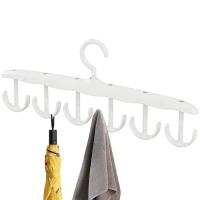 SPACE SAVING HANGER, Rotatable 12-Hook Tank Top Hanger | Space-Saving Closet Organizer for Dorms & Apartments(2666)