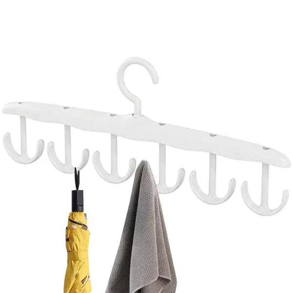 SPACE SAVING HANGER, Rotatable 12-Hook Tank Top Hanger | Space-Saving Closet Organizer for Dorms & Apartments(2666)