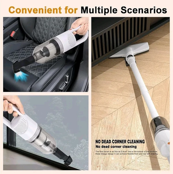 WIRELESS VACUUM CLEANER Portable Cordless Handheld Vacuum Cleaner 