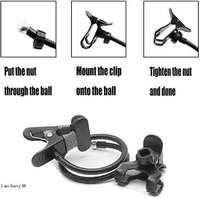 LAZY METAL MOBILE STAND Mobile Phone Stand Holder for Video Recording, Flexible & Foldable Overhead Lightweight Tabletop Metal Stand (Flexible) (221)