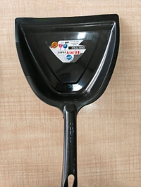 SUPDI DUSTPAN BLACK Heavy Duty Plastic Dust Pan, 12-Inch (646) - Black