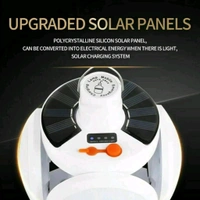 SOLAR EMERG.CHARG.LAMP, Solar Multi-Functional Emergency LED Light – USB Rechargeable, 5 Modes, Foldable, SOS & IP65 Waterproof(1615)