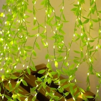 LEAF SERIES WW-LFG1WW  , Leaf Curtain Lights – Artificial Vines String Lights for Wedding, Party, Baby Shower, Diwali & Home Decoration(60)