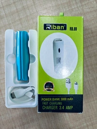 3000 mAH Power Bank Portable 3000mAh Power Bank - Compact & Lightweight Emergency Charger (1873)