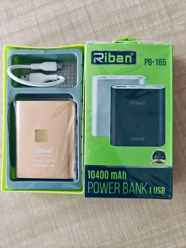 10400 mAh Power Bank 10400 mAh Portable Power Bank  High-Capacity, Fast Charging (1751A)