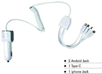 4in1 CAR CHARGER 4-in-1 Car Charger  Fast Charging, Multi-Device USB Adapter (1903)