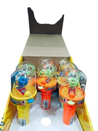 MINI BASKET BALL An Assortment Of Mixture All Flavors Such As Apple, Mango, Strawberry, Orange, Banana With Exciting Surprising Toy 38 Gram Candy (Basketball) (1897)