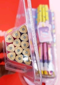 12 PENCIL WITH ERASER 12 Pcs HB Pencil Set Pencil With Ice Cream Shaped Eraser Unique Pencil Kit with 1 Fancy Donut/Baby Doll Fish Eraser For Girls & Boys pack of 1 (1882)